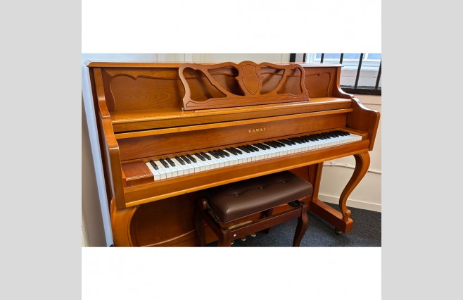 Kawai Satin Cherry KAI-57FC Upright Piano, Used - All Inclusive Premium Package (SN:2496313) - Image 4